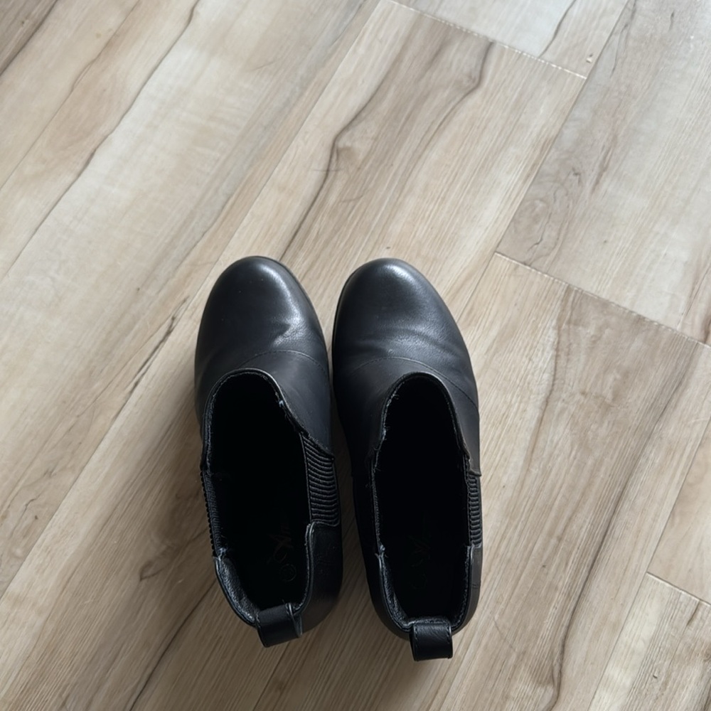 Black wedge booties - Picture 3 of 4